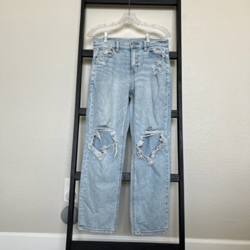 American Eagle Outfitters Stretch Jeans-Light Blue
